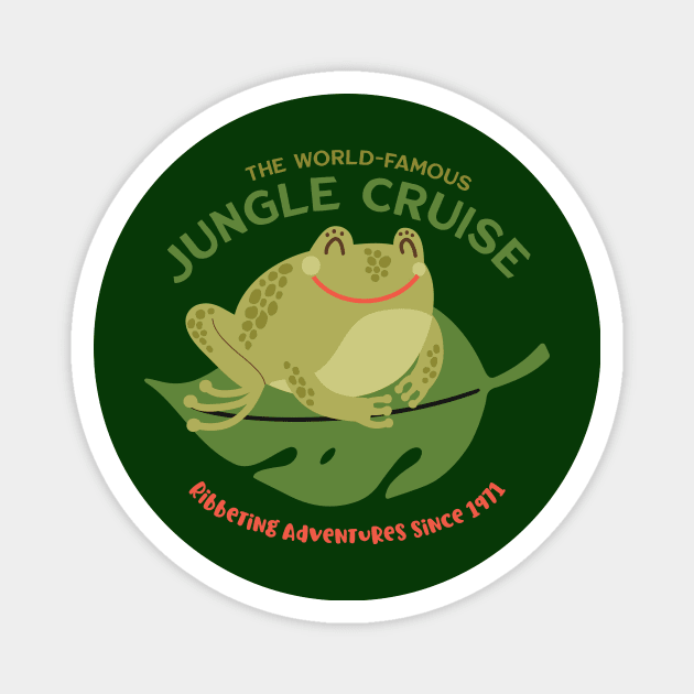 Jungle Cruise Frog Magnet by GoAwayGreen